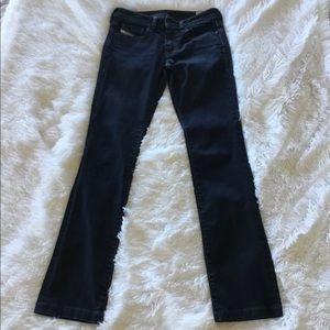 DIESEL WOMEN RONHY DARK WASH DENIM JEANS 27